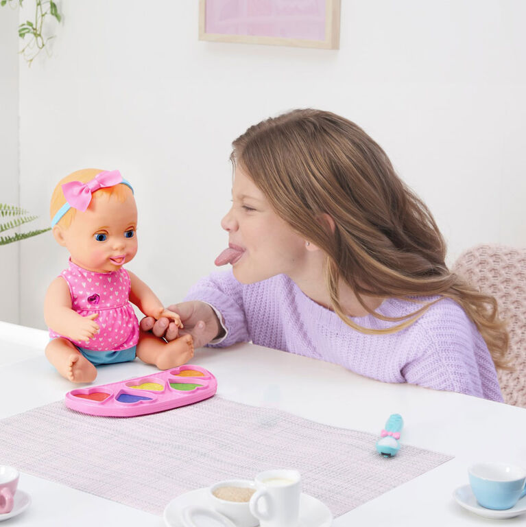 Mealtime Magic Mia Interactive Feeding Baby Doll Over 50 Foods and 70 Sounds for sale online